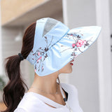 Women's,Visor,Printed,Protection,Floppy