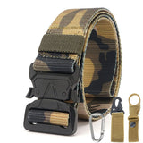 125cm,Men's,1000D,Nylon,Metal,Buckle,Quick,Release,Tactical,Belts,Carabiner,Eagle,Mouth,Buckle,Beverage,Hanging