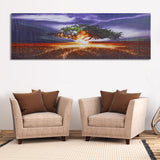Diamond,Paintings,Sunset,Embroidery,Canvas,Crafts,Decor