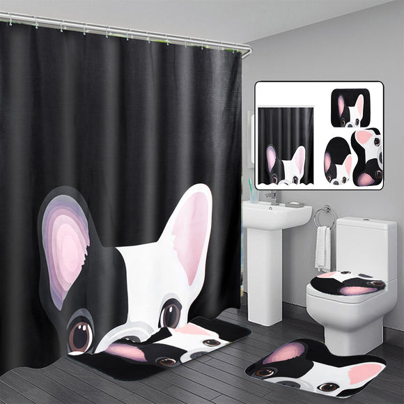 Animal,Lovely,Printed,Shower,Curtain,Drapes,Polyester,Curtains,Toilet