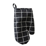 Kitchen,Resistant,Cloth,Plaid,Pattern,Printed,Baking,Insulation,Glove