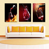 Miico,Painted,Three,Combination,Decorative,Paintings,Glass,Decoration