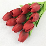 10PCS,Artificial,Tulips,Flores,Artificiales,Bouquets,Party,Artificial,Flowers