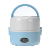 Portable,Electric,Stainless,Steel,Lunch,Bento,Picnic,Heated,Storage,Warmer,Container
