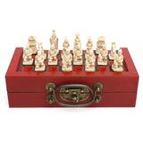 Terra,Cotta,Warriors,Figure,Chess,Chinese,Leather,Board,Games