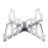 Outdoor,Camping,Stainless,Steel,Alcohol,Stove,Stand,Cross,Holder,Cooking,Burner,Support,Frame