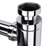 Standard,Chrome,Brass,Round,Bottle,Waste,Bathroom,Basin,Cleaner