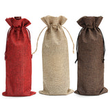 Natural,Burlap,Vintage,Wedding,Favours,Hessian,Bottle