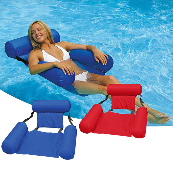 Water,Lounge,Chair,Summer,Swimming,Inflatable,Foldable,Floating,Backrest,Party