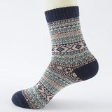 Ethnic,Knitted,Woolen,Socks,Comfortable,Breathable,Stockings