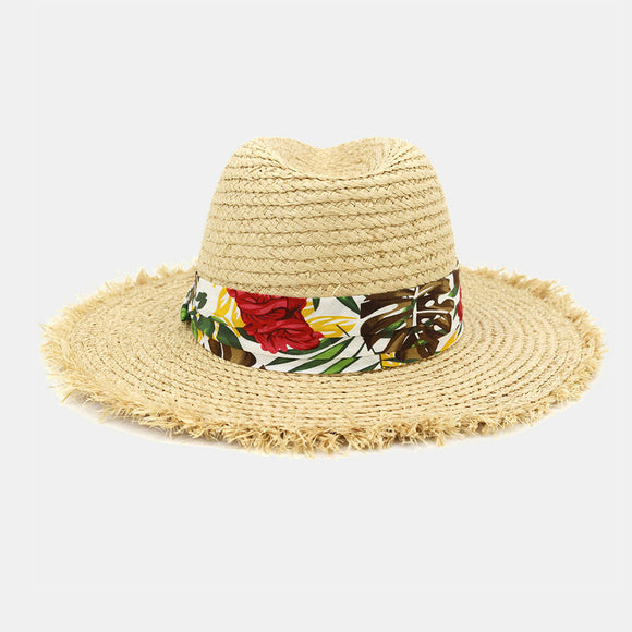 Women,Sunscreen,Travel,Beach,Visor,Natural,Raffia,Straw