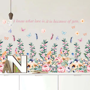 Miico,SK6097,Decorative,Sticker,Background,Stickers,Bedroom,Bedside,Sticker,Stickers