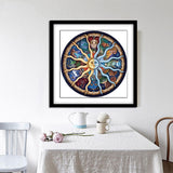 Mandala,Series,Diamond,Paintings,Embroidery,Cross,Stitch,Needlework,Decor