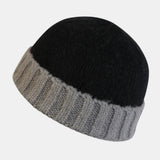 Unisex,Contrast,Color,Street,Trend,Fashion,Yuppie,Melon,Casual,Outdoor,Beanie,Brimless,Knitted