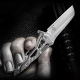 Folding,Knife,Tactical,Knife,Hollow,Handle,Survival,Tools,12.5cm,Pocket,Knife,Fruit,Knife,Camping,Travel,Hunting