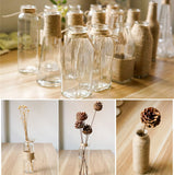 Zakka,Glass,Flower,Bottle,Ornaments,Flower,Dried,Flowers