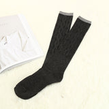 Women,100%Cashmere,Solid,Thick,Comfort,Winter,Stocking