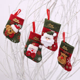 Loskii,Christmas,Cutlery,Knife,Christmas,Socks,Dining,Table,Christmas,Decorations