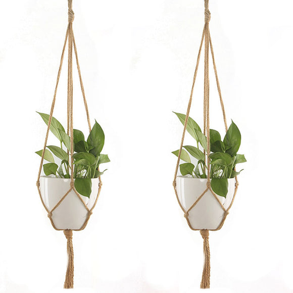 Plant,Flower,Hanger,Macrame,Indoor,Outdoor,Ceiling,Balcony,Round,Square