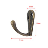 Vintage,Alloy,Clothes,Towel,Single,Hanger,Hooks
