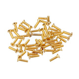 Suleve,M2AH1,50Pcs,Titanium,Plated,Socket,Countersunk,Screws,Alloy,Steel,Grade,Screw