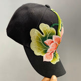 Women,Embroidered,Printed,Feather,Baseball