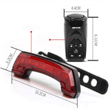 5Modes,Rechargeable,Remote,Control,Decibel,Outdoor,Waterproof,Riding,Bicycle,Lights
