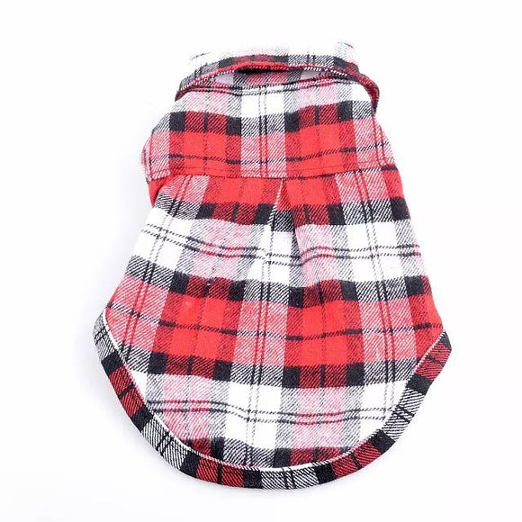 Cotton,Plaid,Stripe,Puppy,Coats,Small,Clothes,Classical,Style