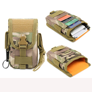 Outdoor,Portable,Nylon,Camouflage,Tactical,Waist,Cross,Handbag,Phone,Storage