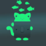 Honana,Fluorescent,Thinking,Switch,Sticker,Bedroom,Decor