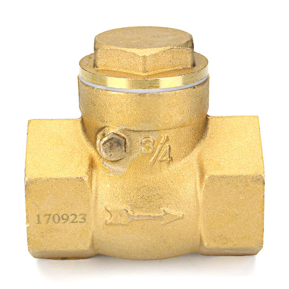 Brass,Swing,Check,Valve,Female,Threaded,Durable,Brass,Construction,Valves