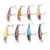 ZANLURE,8.5CM,Laser,Minnow,Fishing,Pesca,Hooks,Wobbler,Tackle,Crankbait,Artificial