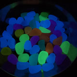 50pcs,Pebbles,Luminous,Stone,Rocks,Outdoor,Walkways,Patio,Decor