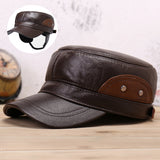 Genuine,Leather,Large,Thickness,Cotton,Windproof,Protection,Baseball