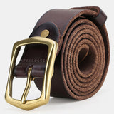Genuine,Leather,Men's,Casual,Waistband,Waist,Strap,Smooth,Retro