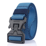 125CM,Width,Magnetic,Buckle,Leisure,Canvas,Waist,Quick,Unlock,Men's,Elastic,Tactical