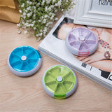 Cases,Round,Plastic,Storage,Rotating,Portable