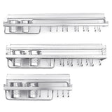 Space,Aluminum,Kitchen,Double,Chopstick,Holder,Seasoning,Mount,Storage,Kitchen,Arrangement