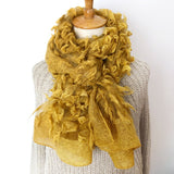 Women,Fleece,Flower,Hallow,Autumn,Winter,Protection,Elegant,Casual,Scarf,Shawl