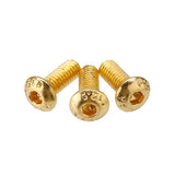 Suleve,M4AH3,50Pcs,Titanium,Plated,Socket,Button,Screws,Alloy,Steel,Grade,Screw,M4*10