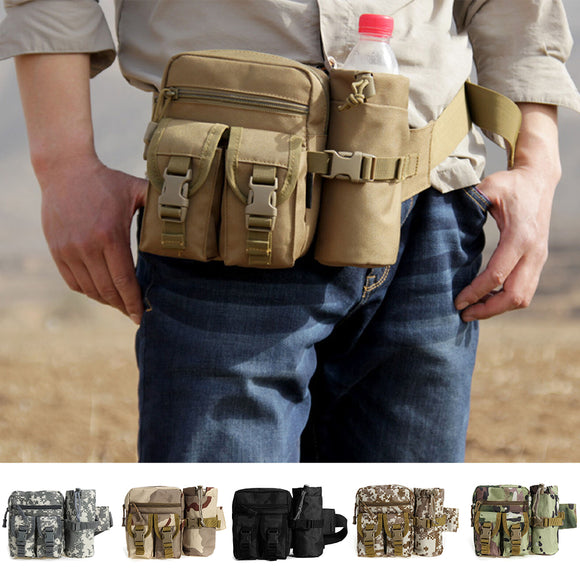 Tactical,Waist,Water,Bottle,Holder,Kettle,Pouch,Outdoor,Hunting,Hiking