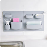 Kitchen,Storage,Sundries,Storage,Holder,Adhesive,Stickers,Fixed,Bathroom,Organizer