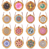 Women,Straw,Handwoven,Round,Rattan,Beach,Handbag,Crossbody,Outdoor,Travel