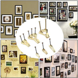130Pcs,Picture,Hooks,Picture,Hanging,Nails,Mounting