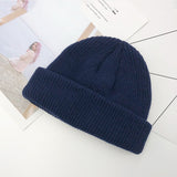 Unisex,Solid,Color,Knitted,Skull,Beanie