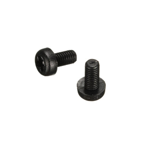 Suleve,M3NR2,50pcs,Black,Nylon,Round,Phillips,Screw,Bolts