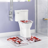 Bathroom,Christmas,Style,Bathroom,Carpet,Toilet,Cover