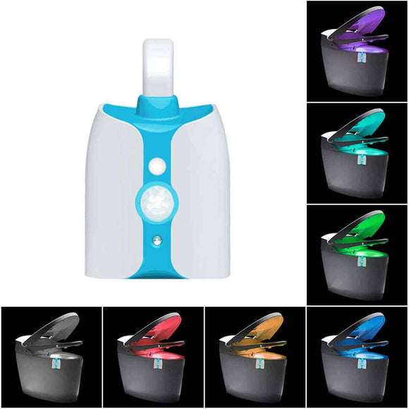 Toilet,Light,Sensor,Motion,Activated,Colors,Changing,Nightlight,sterilization