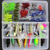 ZANLURE,101Pcs,Fishing,Spinners,Plugs,Spoons,Trout