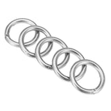 3x20mm,Stainless,Steel,Round,Welded,Marine,Rigging,Strapping,Hardware